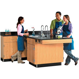 Diversified Spaces Kinetic Perimeter Workstation Phenolic Top & Drawers 90