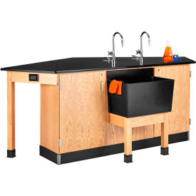 Diversified Spaces Forward Vision I Workstation with Front End Sink 96