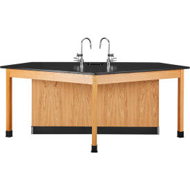 Diversified Spaces Forward Vision I Workstation Epoxy Top with Sink 96