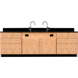Diversified Spaces Kinetic Wall Service Station Epoxy Top & 8 Drawers 108