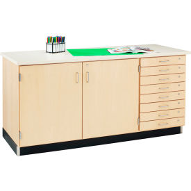 Diversified Spaces Access Wall Storage Bench 72