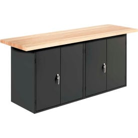 Diversified Spaces Wall Island Workbench 2 Cabinets 72