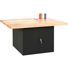 Diversified Spaces™ 4 Station Workbench w/ 2 Cabinets No Vises 64