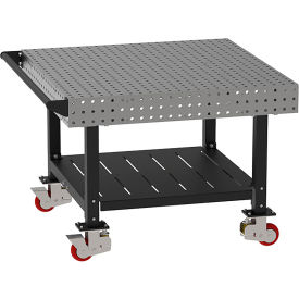 Diversified Spaces™ Welding Table with Shelf & Handle Mobile 48