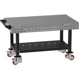 Diversified Spaces™ Welding Table with Shelf & Handle Mobile 60