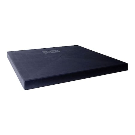 Mounting Pad, Square, 1.7 lb, 36 in L, Blk MPN:EP3636-2