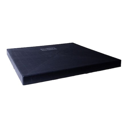 Mounting Pad, Square, 2.3 lb, 40 in L, Blk MPN:EP4040-3