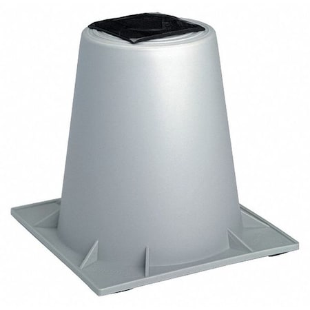 Heat Pump Riser, 500 lb Limit, Gray MPN:HPR-12