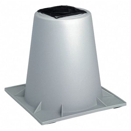 Heat Pump Riser, 500 lb Limit, Gray MPN:HPR-3