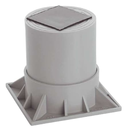 Heat Pump Riser, Two Piece, 6 In., Gray MPN:HPR-6-2P