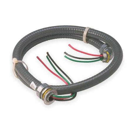 Conduit Kit, Liquid Tight, 6 ft L, No 10THHN MPN:6-12-6