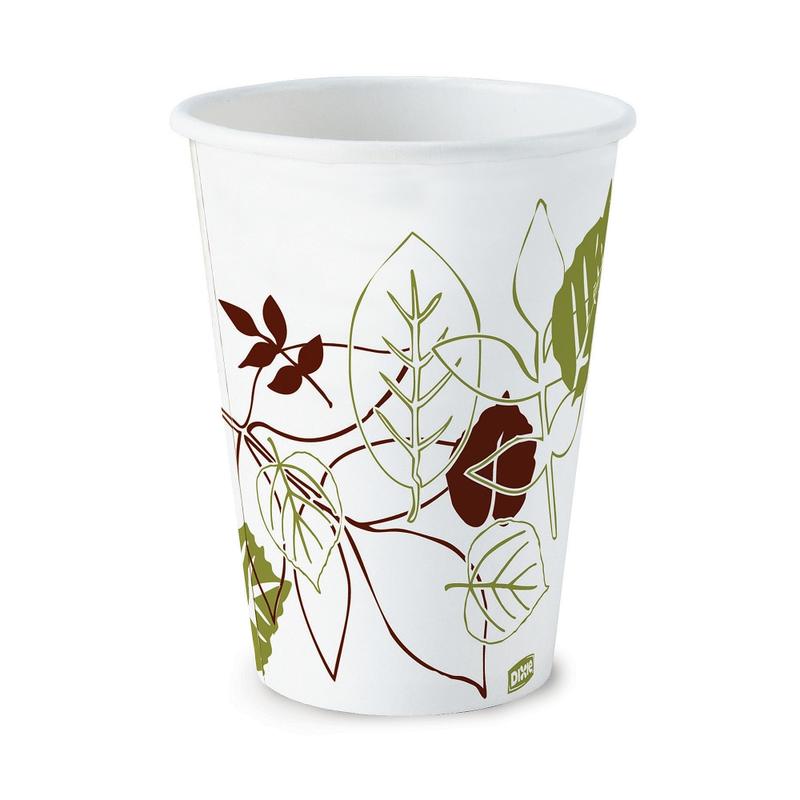 Dixie Paper Hot Cups, 10 Oz., Pathways Design, Case Of 1, 000 MPN:2340PATH