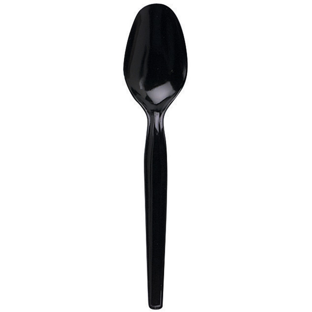 Dixie Medium-Weight Polystyrene Disposable Spoons, 5.613inL, Black, 1000 Per Case MPN:TM517