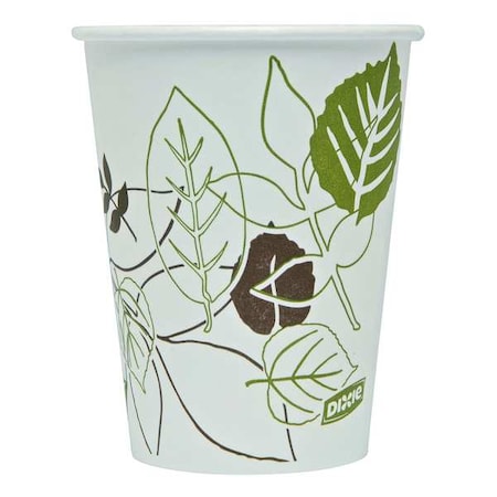 Disposable Hot cup 8 oz. Pathways, White, Paper, Pk500 MPN:2338WS