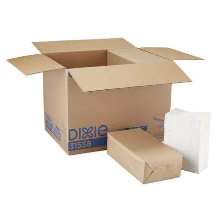 Dinner Napkin, 1/8-Fold, 1-Ply, White, PK4200 MPN:31558