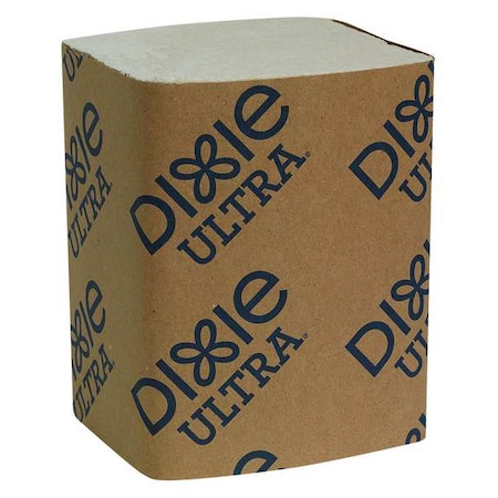 Disposable Dispenser Napkin, 5 in x 6 1/2 in Folded Size, Paper, Brown, 6000 PK MPN:32019