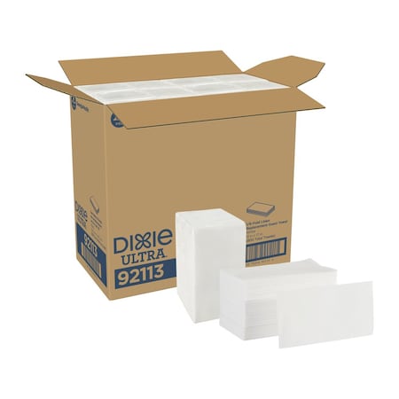 Linen Replacement Guest Towels, 1/6-Fold, White, PK4 MPN:92113