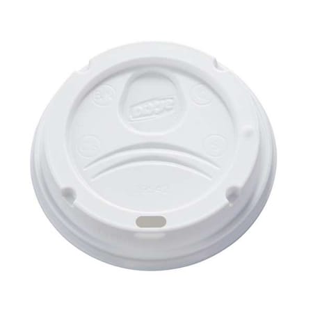 Lid for 12 to 20 oz. Hot Cup, Dome, Sip Through, White, Pk500 MPN:9542500DX