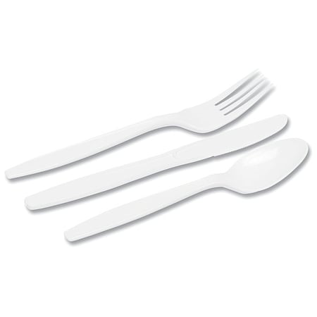 Disposable Cutlery Combo, White, PK1008 MPN:DIX CM168