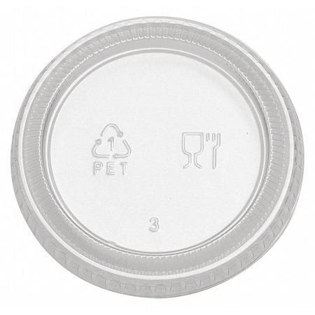 Portion Cup Lid, 1.5-2oz, PL20CLEAR, PK2400 MPN:PL20CLEAR