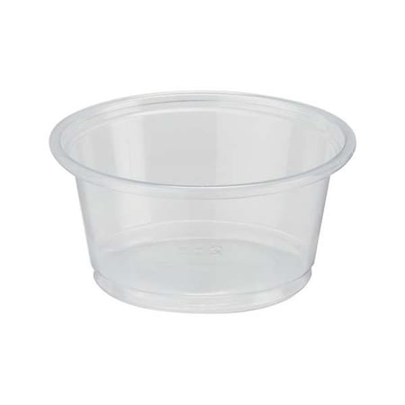 Portion Cup, 2 oz., Plastic, Clear, PK2400 MPN:PP20CLEAR