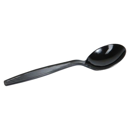 Disposable Spoon, Black, Medium Weight, PK1000 MPN:SM517