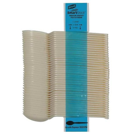 Plastic Disposable Spoon Dispenser Cutlery, Medium Weight, PK960 MPN:SSS11B
