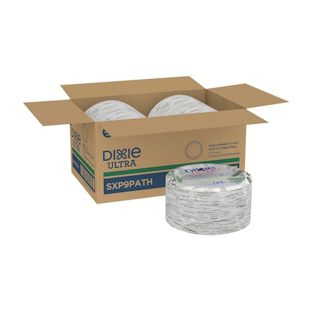 Disposable Paper Plate, 8 1/2 in, Pathways, Multi Color, PK500 MPN:SXP9PATH