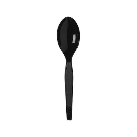 Disposable Spoon, Black, Medium Weight, PK1000 MPN:TM517