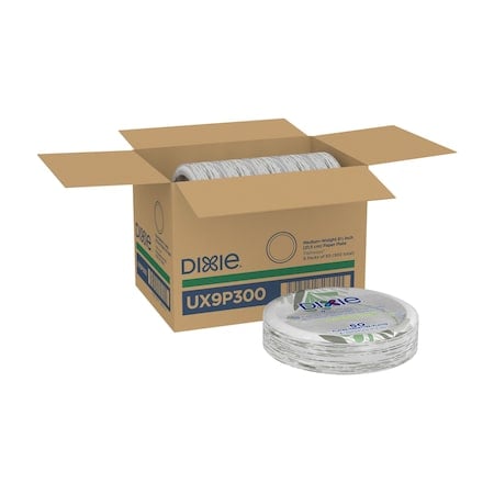 Disposable Plate, 8 1/2 in, Round, Paper, Pathways, PK300 MPN:UX9P300