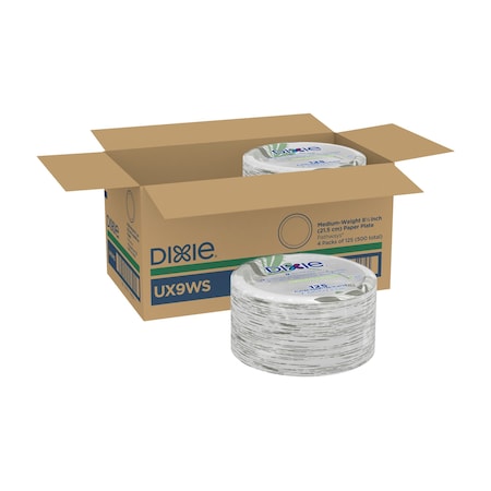 Disposable Plate, Round, 8-1/2