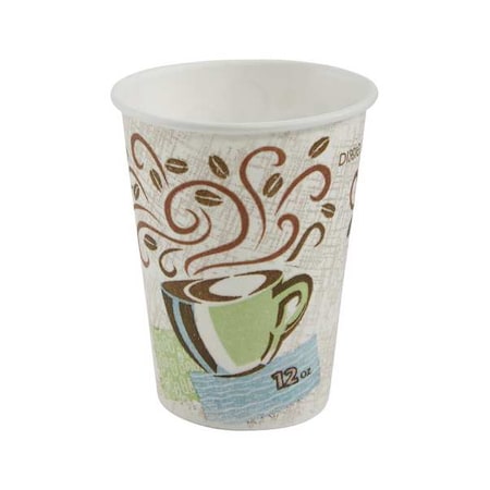 Disposable Hot cup 12 oz. White, Paper, Pk500 MPN:5342DX