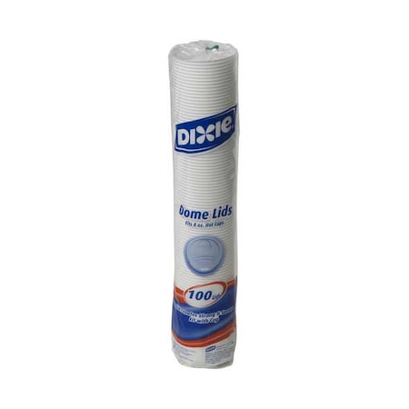 Lid for 8 oz. Hot Cup, Dome, Sip Through, White, Pk1000 MPN:9538DX