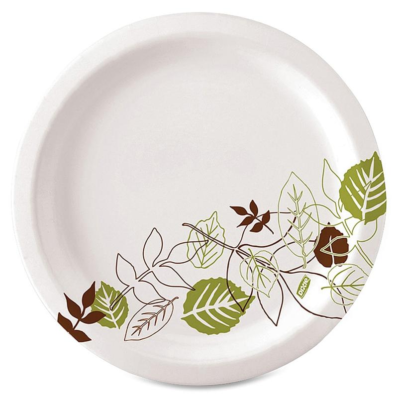 Dixie Ultra 10-1/16in Heavy-Weight Paper Plates, Pathways, 500 Count (125 Plates Per Pack, 4 Packs Per Case) MPN:SXP10PATHCT