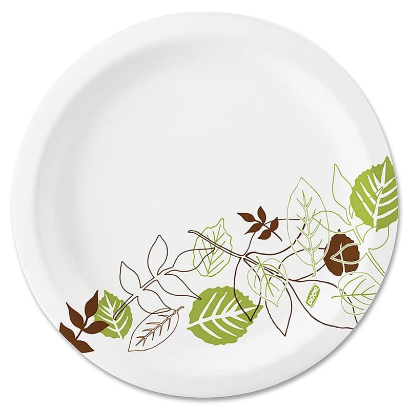 DIXIE 8 1/2IN MEDIUM-WEIGHT PAPER PLATES BY GP PRO (GEORGIA-PACIFIC), PATHWAYS, 1, 000 PLATES PER CASE MPN:UX9PATH