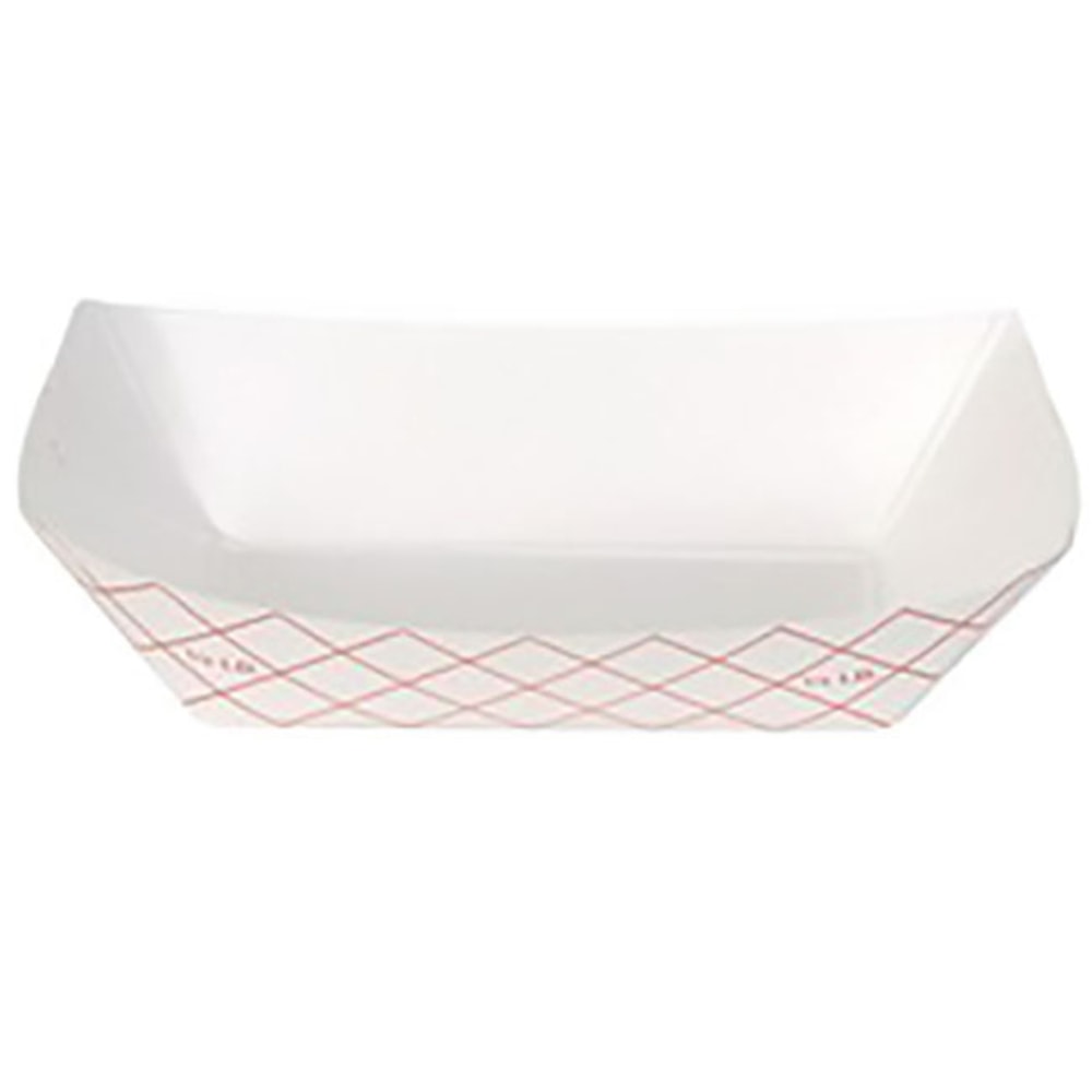 Dixie Boat-Shaped Food Trays, 1/4 Lbs, Red/White, Case Of 1,000 (Min Order Qty 2) MPN:RP258