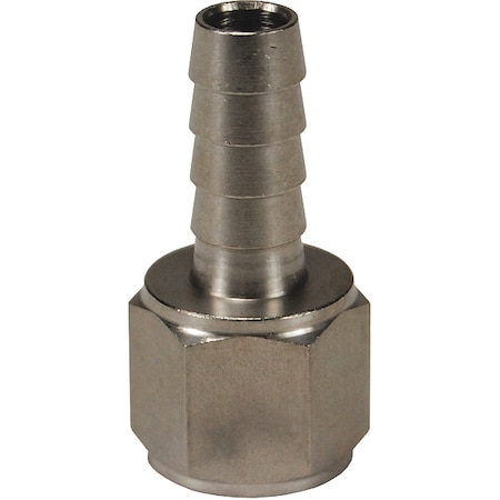 Barbed Hose Fitting, Hose ID 1/4