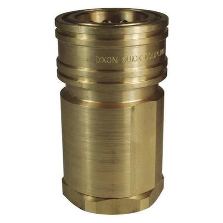 Quick Connect Coupler, H Series Hi-Volume, Female NPT, 1-1/2 in, Brass MPN:12HF12-B