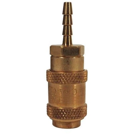 A Series Hose, Barb Coupler Brass, 1/8