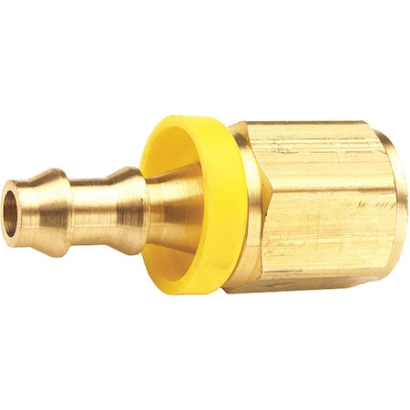 Push on Hose Fitting, 3/8 in x 1/4 in, Barb x NPTF MPN:2740604C