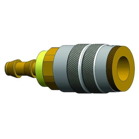 Coupler, Brass, 1/4 In Push Lock, 1/4 Body MPN:2FB2-B