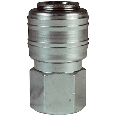 M Series Auto FNPT Coupler Plated, 1/4
