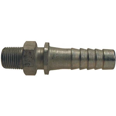Quick Connect Male Nipple, 3500 Series, Steel, 1/4 in NPT, 3/8 in Hose ID MPN:3505