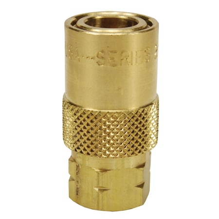 CM Valved Coupler, 3/8