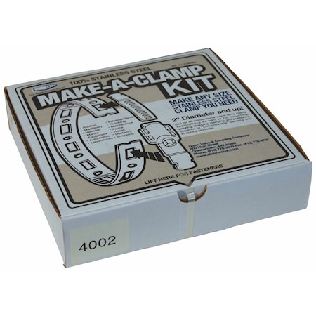 Worm Gear Clamp Kit, 100ft., 4001 MPN:4001