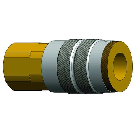 Female to Indust. Coupler, (F)NPT, Steel MPN:4FF4