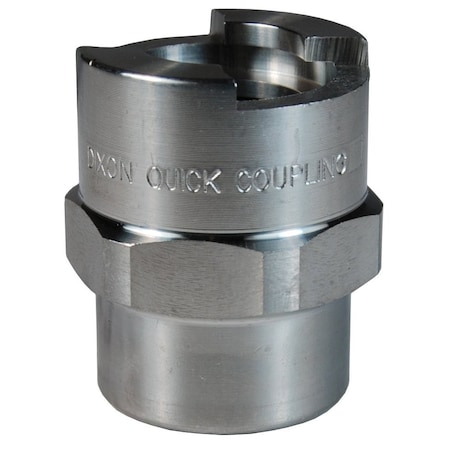 Quick Connect Coupler, N-Series, Female NPT, 3/4 in Body Size, 1/2 in, Stainless Steel MPN:4NF6-S