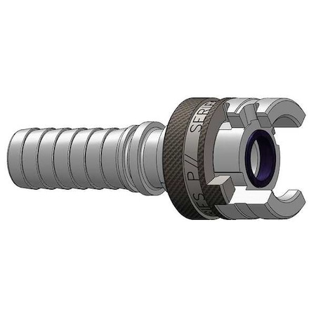 Barb to Thor Coupler, Barb, 1/2, Steel MPN:4PS3