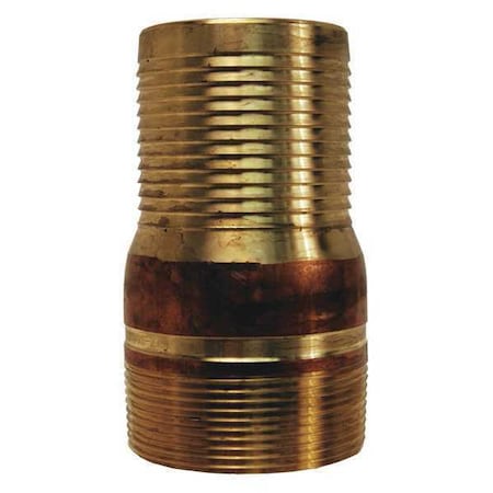 King Nipple NPT Threaded Brass, 3