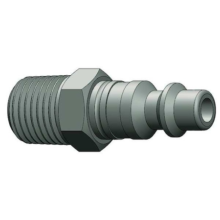 Coupler Plug, (M)NPT, 1/2, 303 SS MPN:D4M4-S